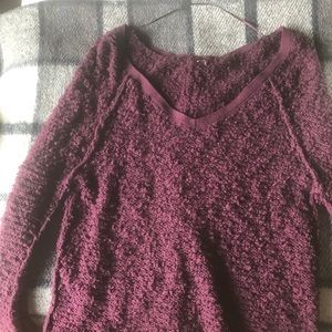 Purple free people sweater